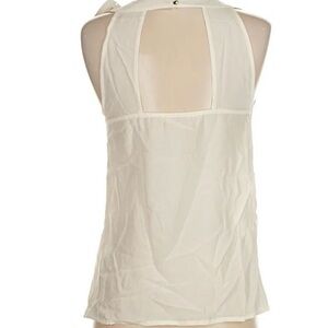100% Silk Banana Republic Ivory Halter Blouse